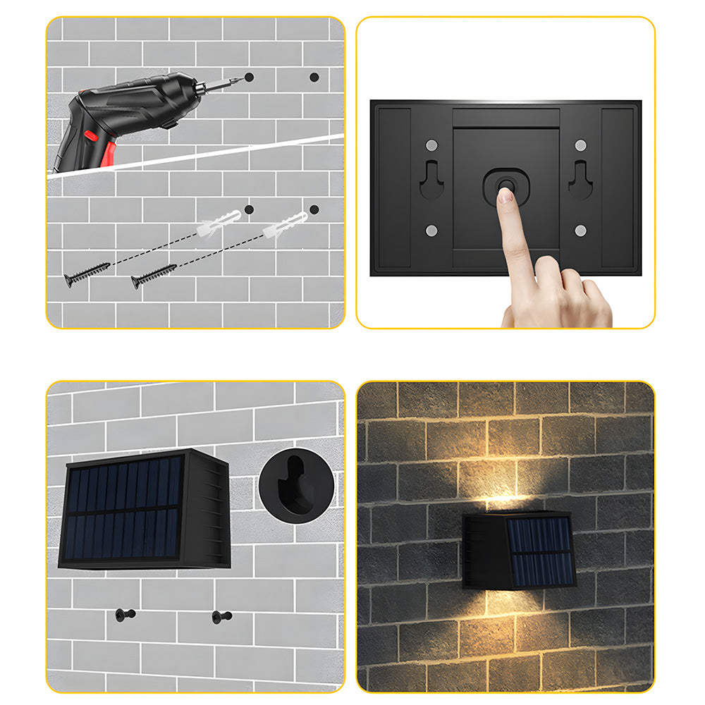 Lampa zewnętrzna LED zasilana energią słoneczną