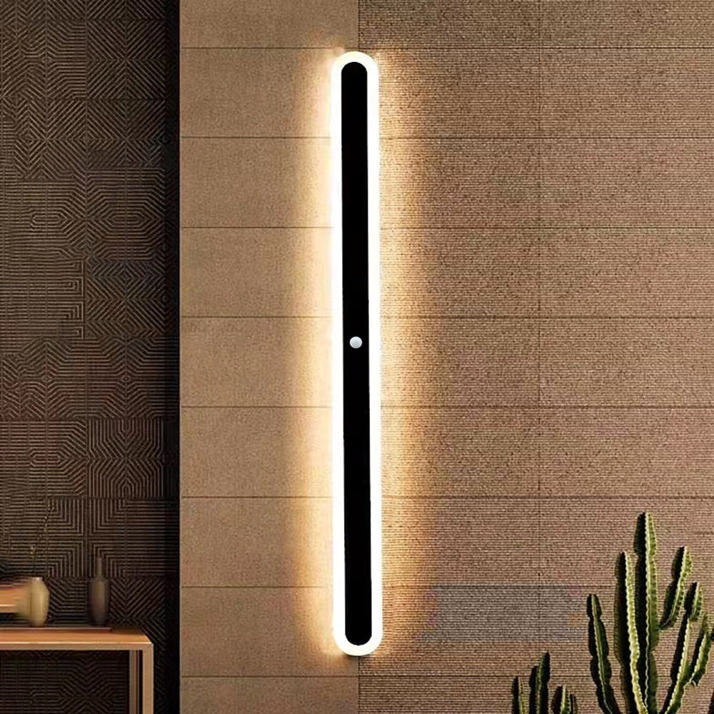 Wszechstronna regulowana liniowa lampa ścienna LED do użytku na zewnątrz