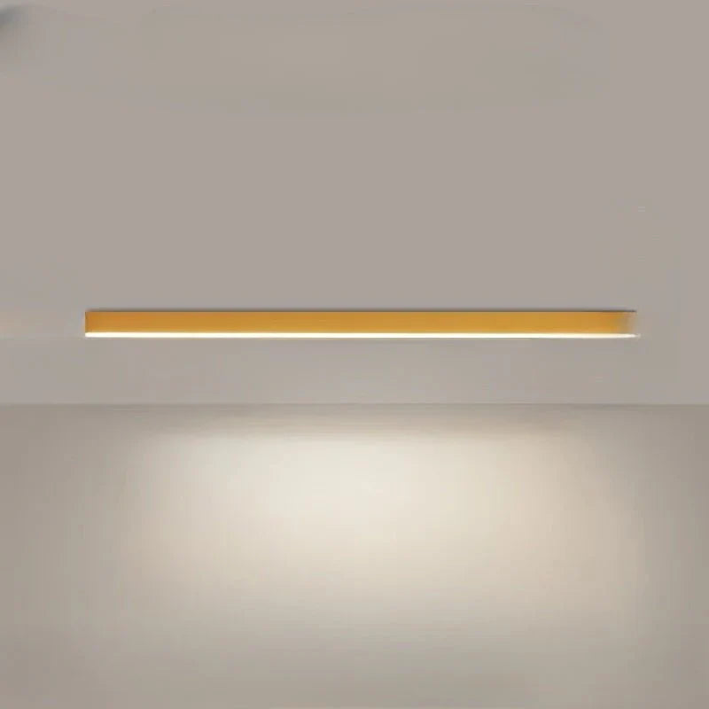 Smukłe liniowe lampy sufitowe LED w stylu skandynawskim