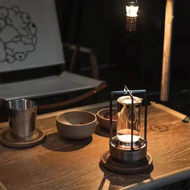 Dekoracyjna kryształowa lampa nocna LED dotykowa