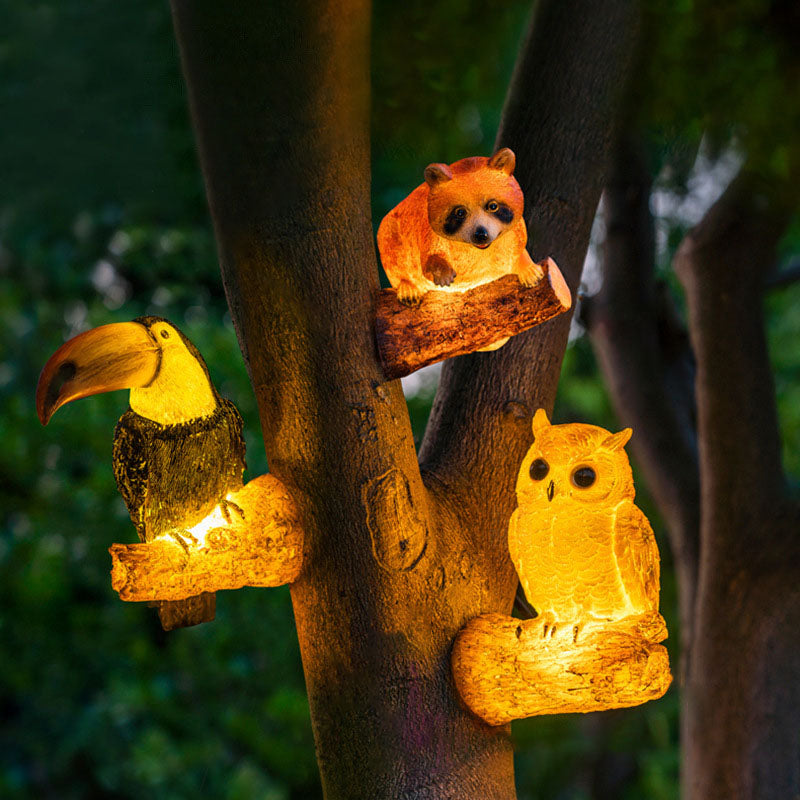 Nowoczesna lampa ogrodowa Słoneczna przyroda