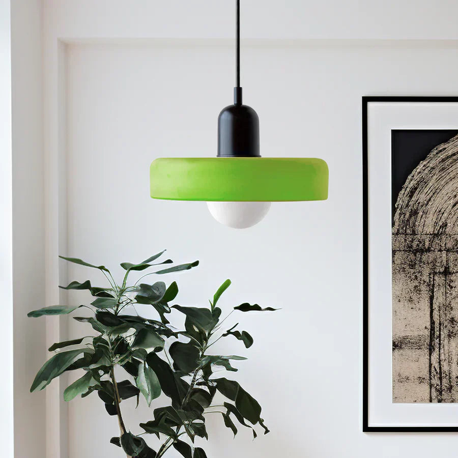 Modne lampa wisząca z marmuru w stylu skandynawskim