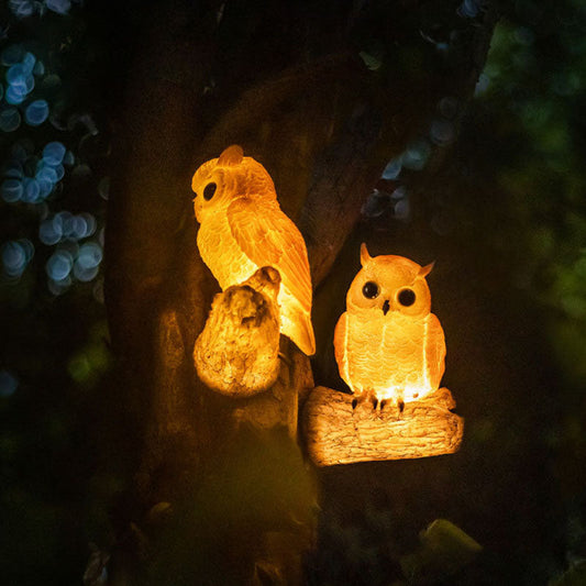 Nowoczesna lampa ogrodowa Słoneczna przyroda