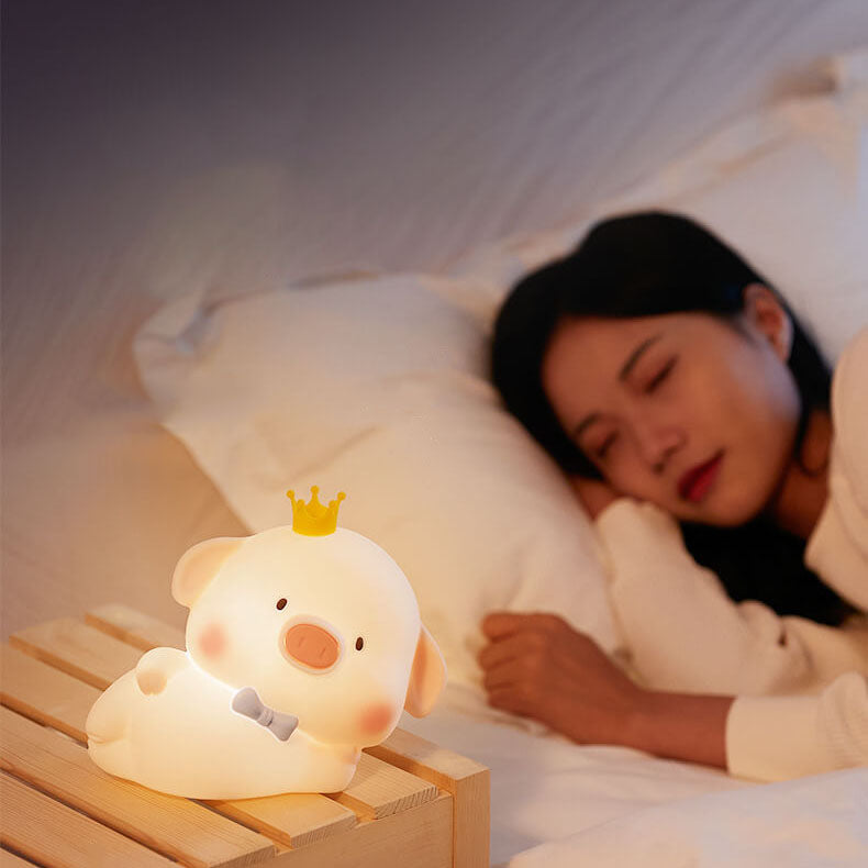 Lampka nocna LED Piggy na stolik nocny
