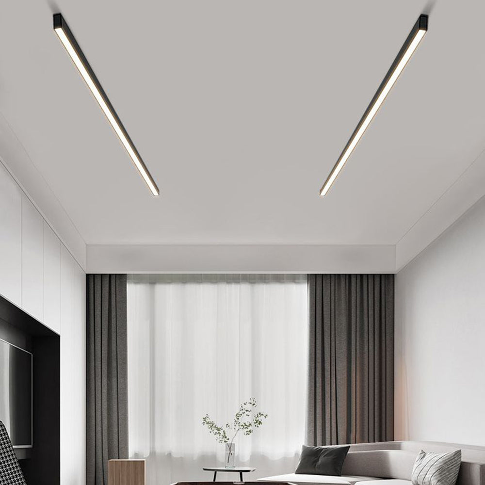 Nowoczesna Smukła Liniowa Lampa Sufitowa LED do Wnętrz