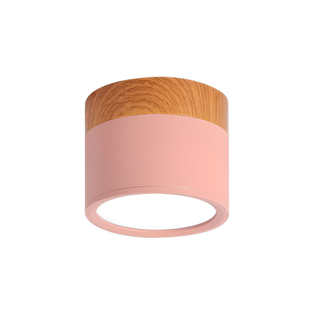 Kompaktowa montowana cylindryczna lampa sufitowa LED