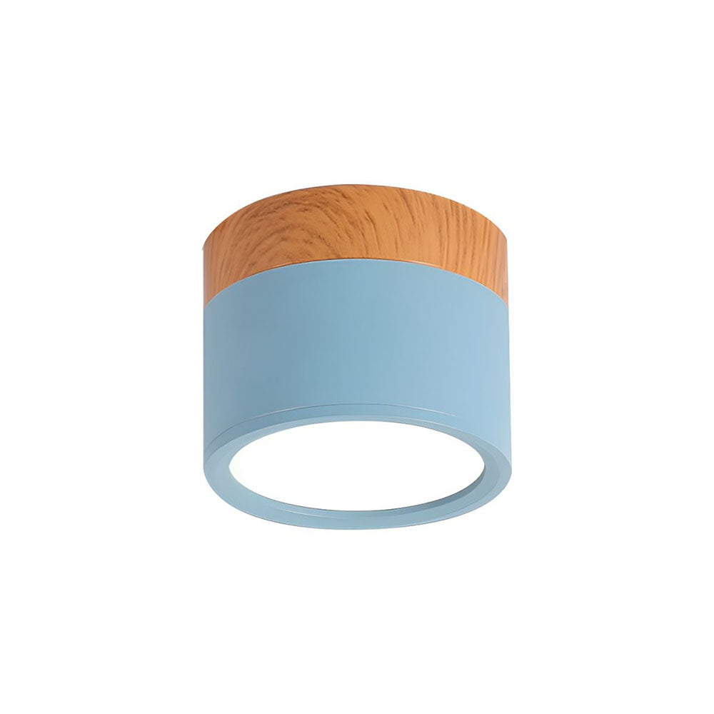 Kompaktowa montowana cylindryczna lampa sufitowa LED
