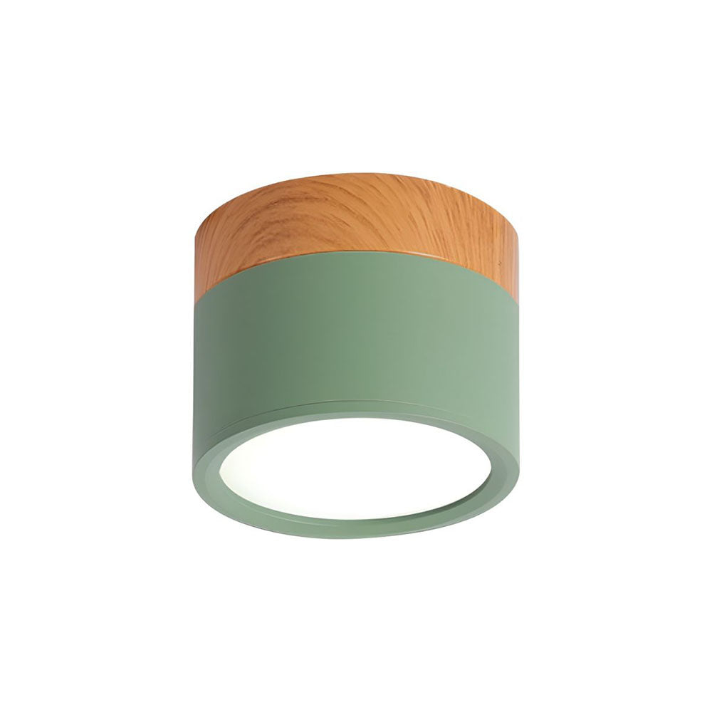 Kompaktowa montowana cylindryczna lampa sufitowa LED