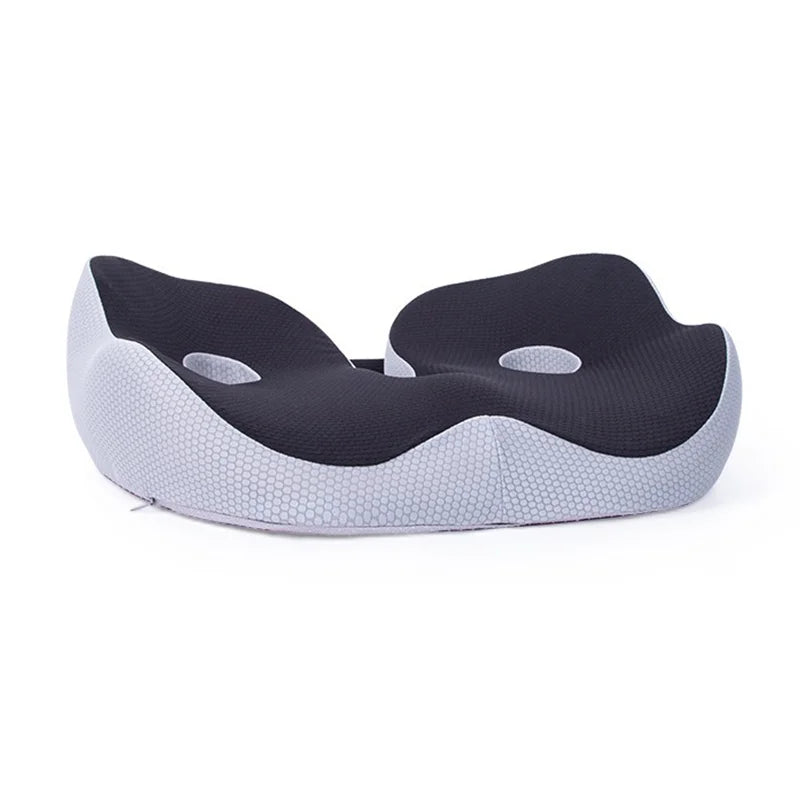 Memory foam seat cushion – improves posture and back support