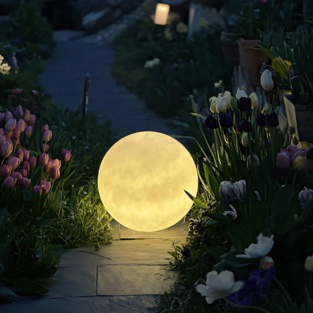 Solarna lampa ogrodowa z 16 kolorami