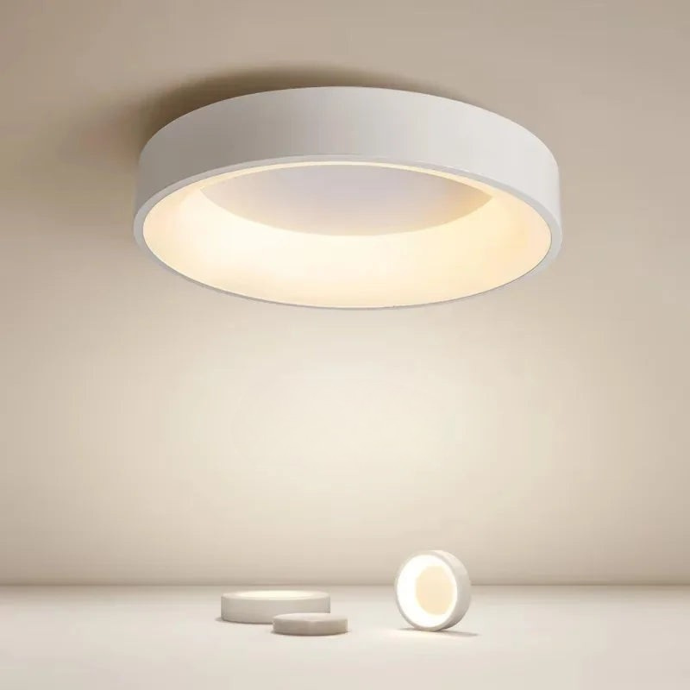 Oświetlenie wnętrz Nordycka okrągła lampa sufitowa LED