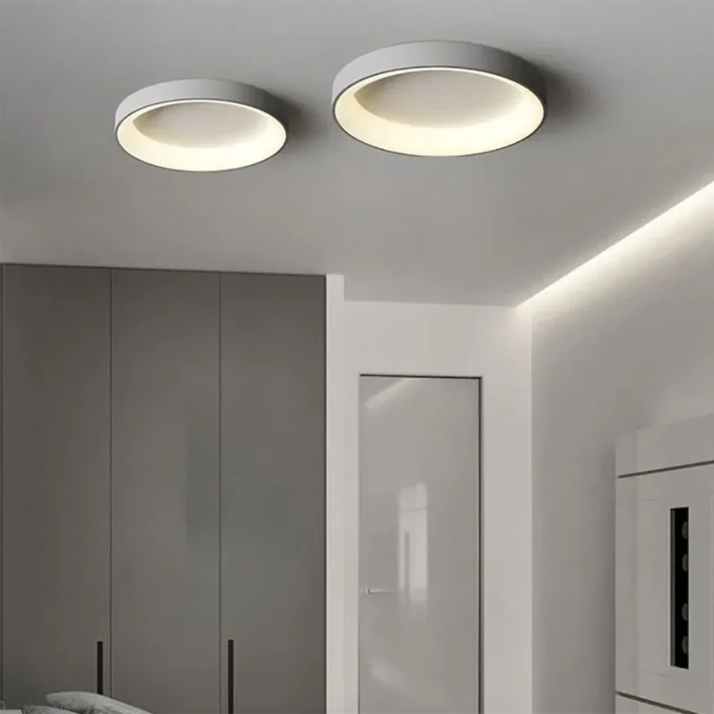 Oświetlenie wnętrz Nordycka okrągła lampa sufitowa LED