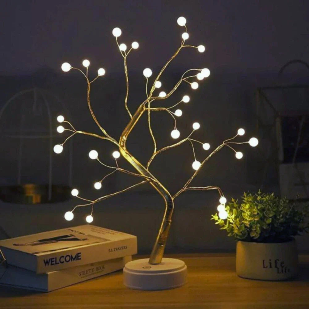 Lampki choinkowe LED z regulowaną konstrukcją gałęzi