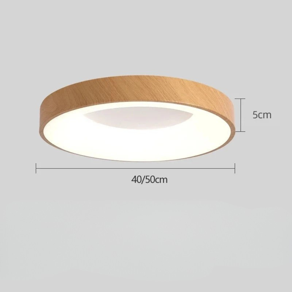 Oświetlenie wnętrz Nordycka okrągła lampa sufitowa LED