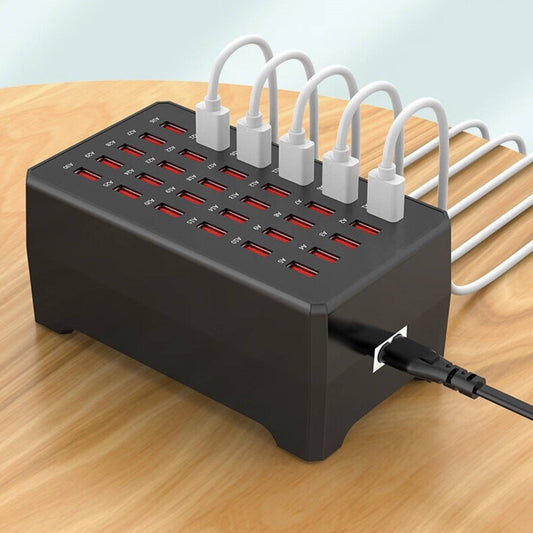 Wydajna 30-portowa stacja ładująca USB – Wielofunkcyjny hub do szybkiego ładowania urządzeń
