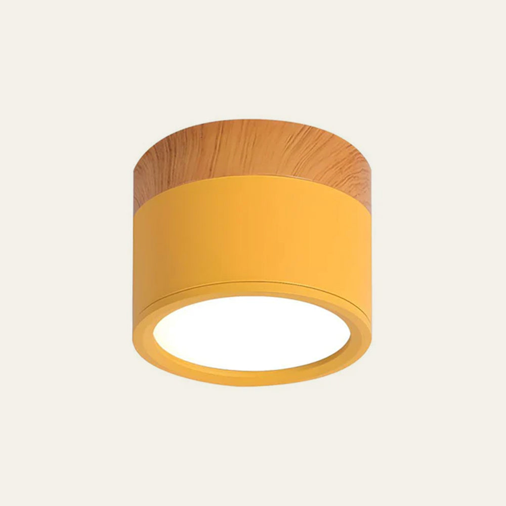 Kompaktowa montowana cylindryczna lampa sufitowa LED
