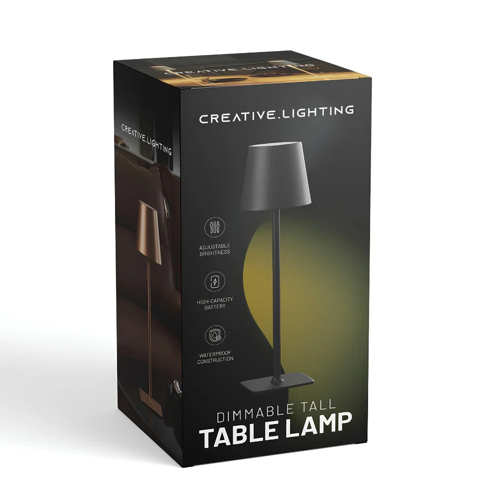 Bezprzewodowa lampa stołowa LED z dotykowym sterowaniem i akumulatorem