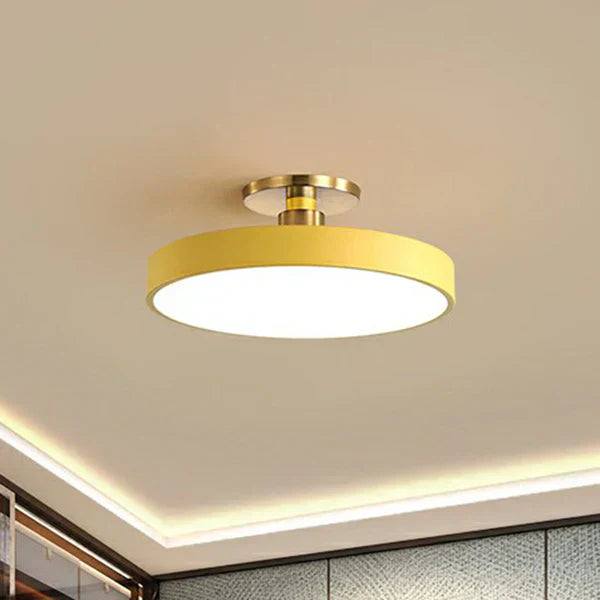 Elegancka spiralna lampa sufitowa LED z akrylu do nowoczesnych wnętrz