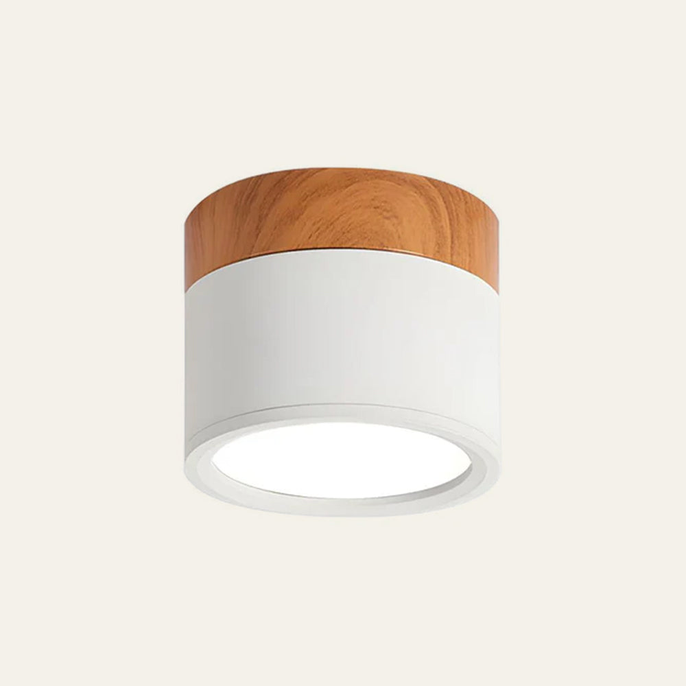 Kompaktowa montowana cylindryczna lampa sufitowa LED