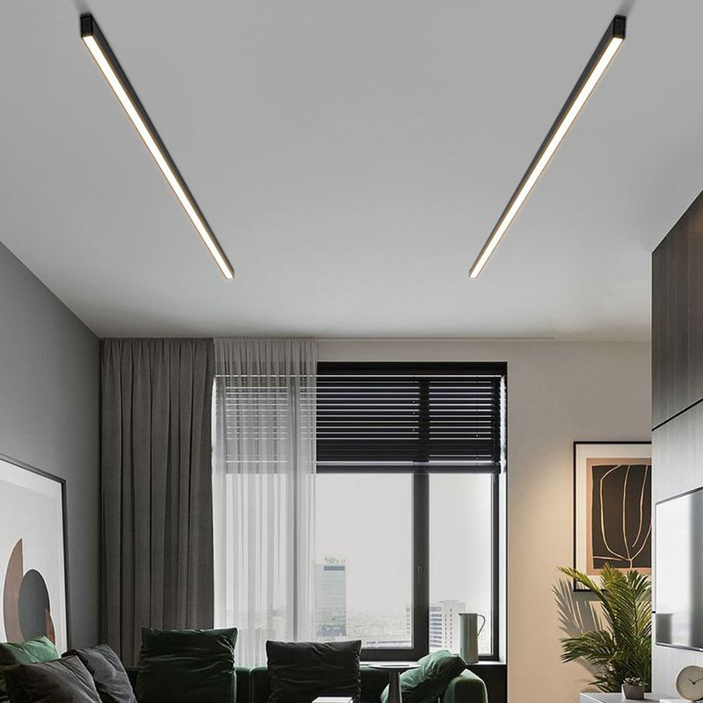 Nowoczesna Smukła Liniowa Lampa Sufitowa LED do Wnętrz