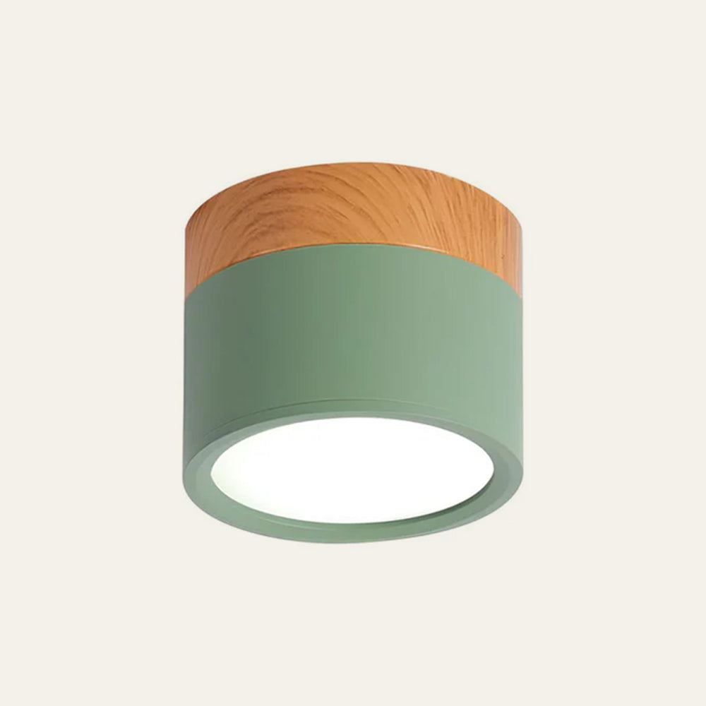 Kompaktowa montowana cylindryczna lampa sufitowa LED