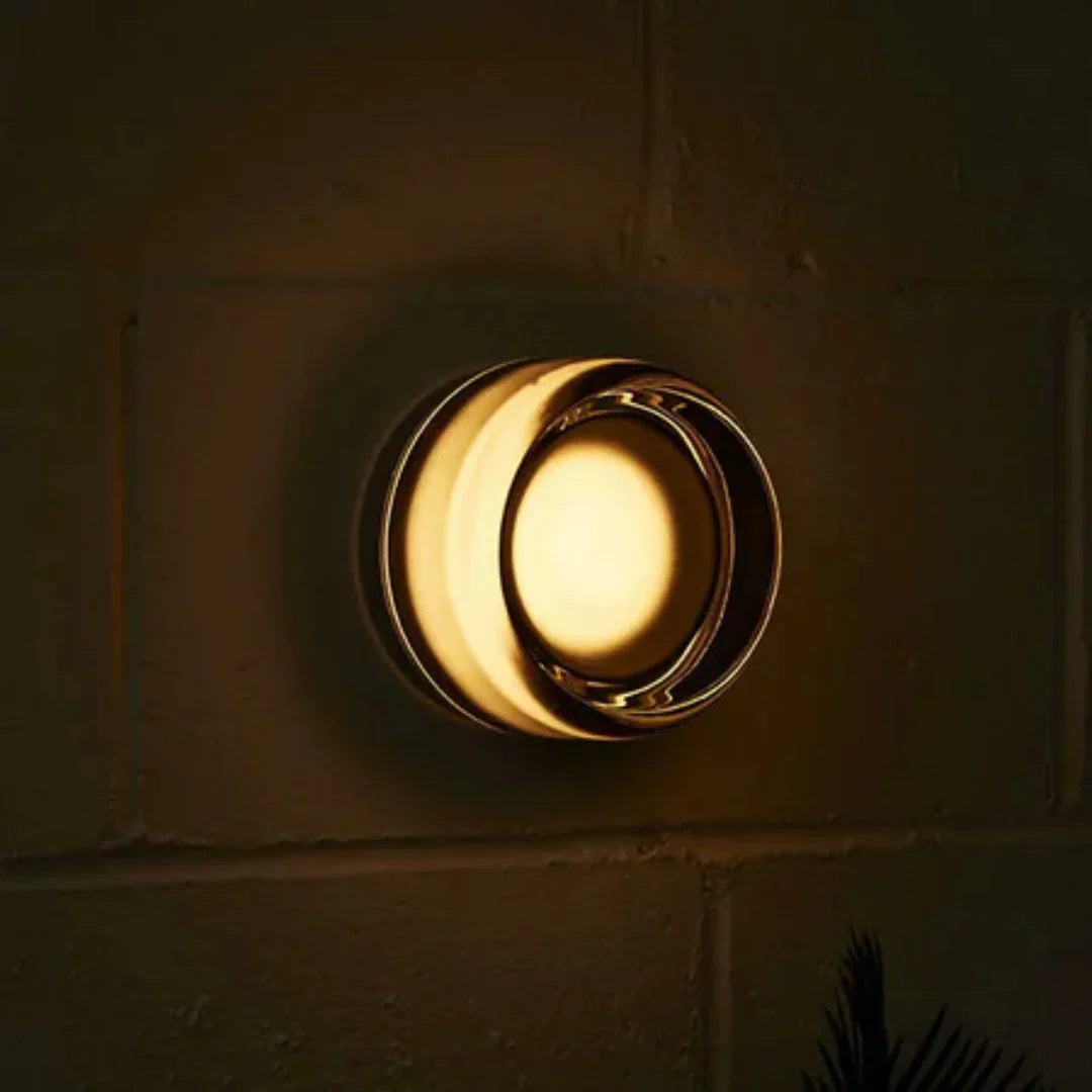 Nowoczesna okrągła skandynawska lampa ścienna LED