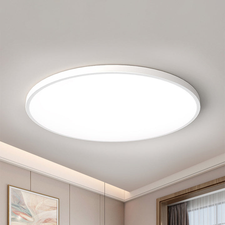 Nastrojowa smukła okrągła lampa LED sufitowa do salonu