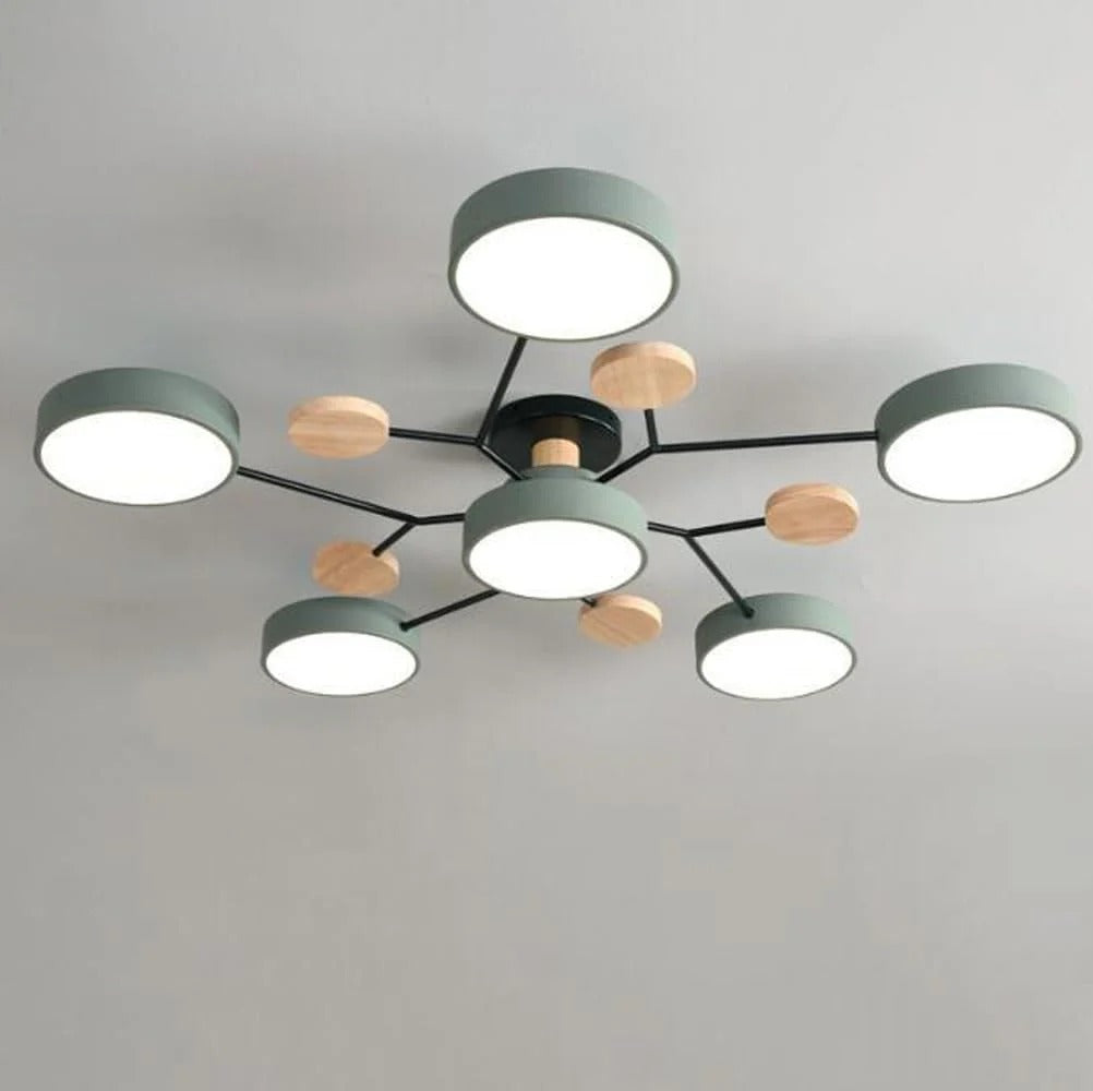 Minimalistyczna lampa sufitowa LED wnętrz