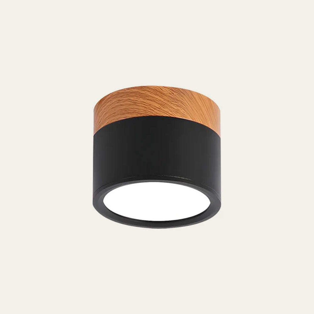 Kompaktowa montowana cylindryczna lampa sufitowa LED