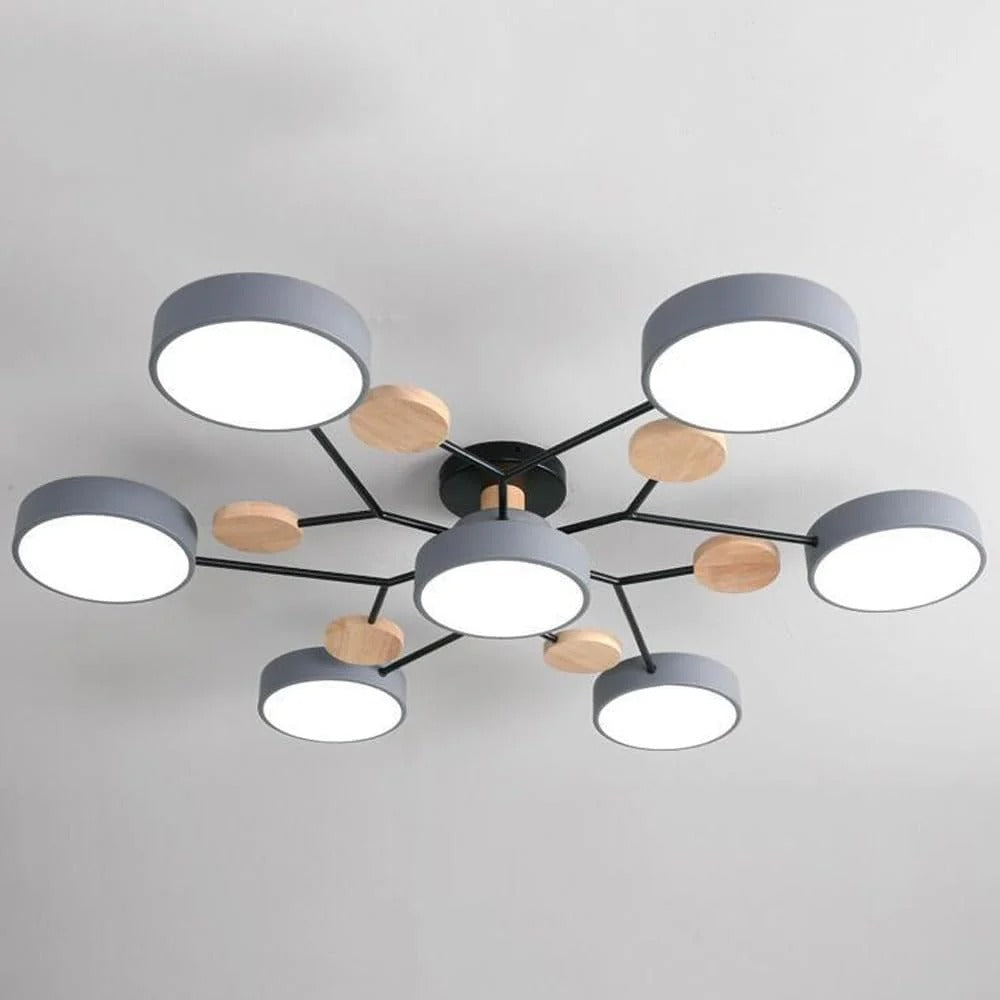 Minimalistyczna smukła okrągła lampa sufitowa LED