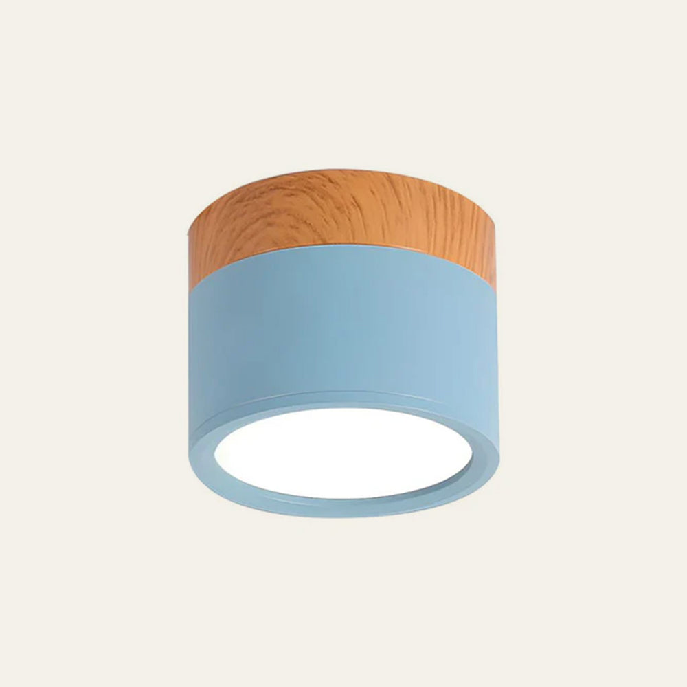Kompaktowa montowana cylindryczna lampa sufitowa LED