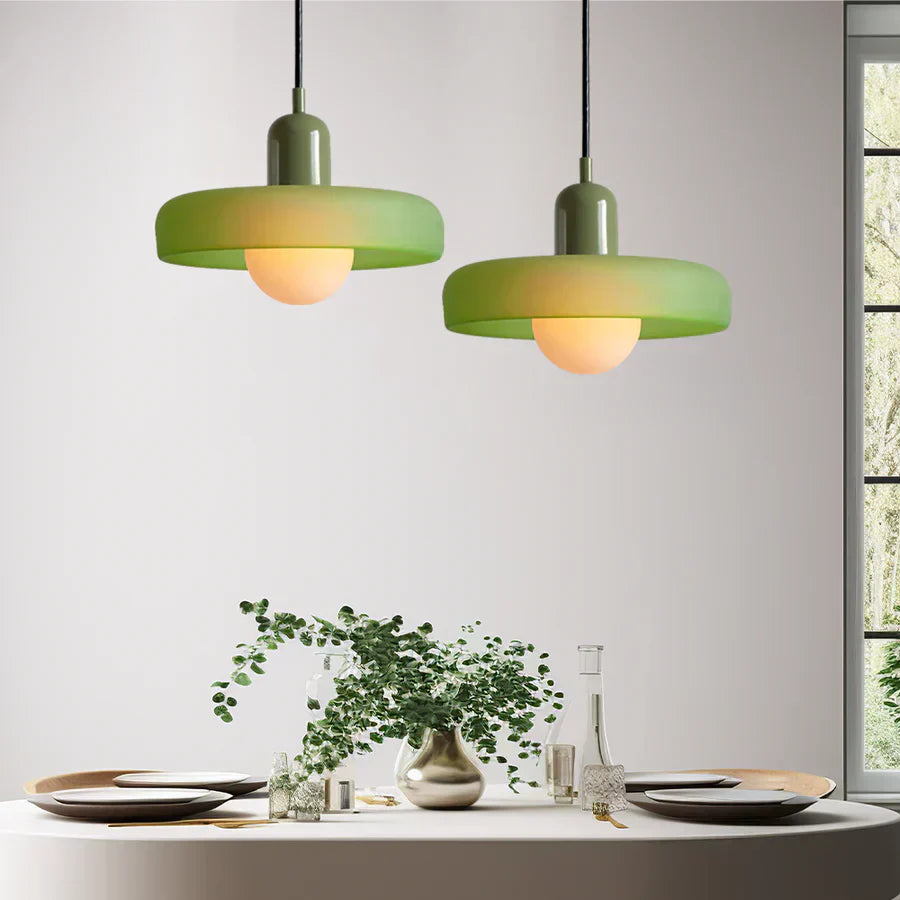 Modne lampa wisząca z marmuru w stylu skandynawskim
