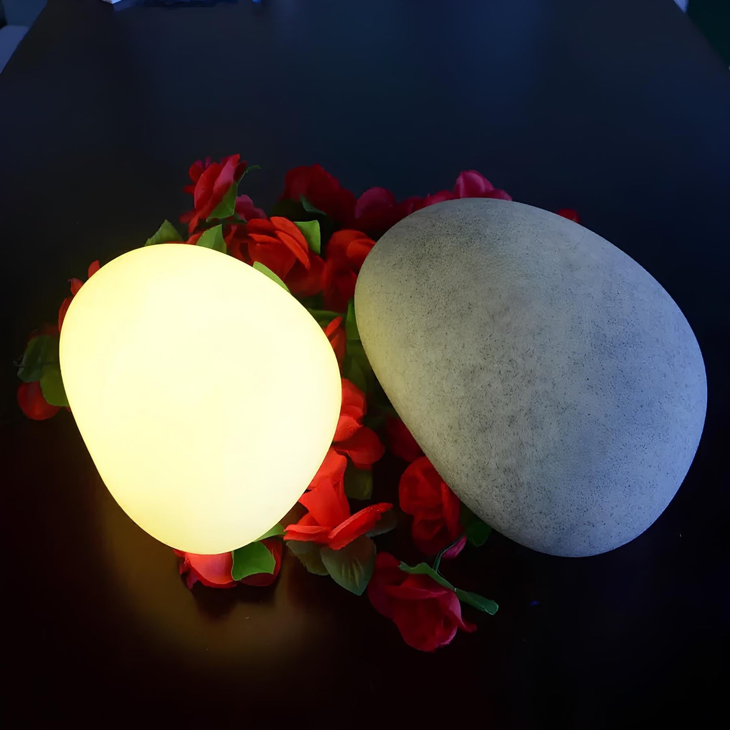 Ogrodowa kula LED lampa zewnętrzna z pilotem oświetlenie kula