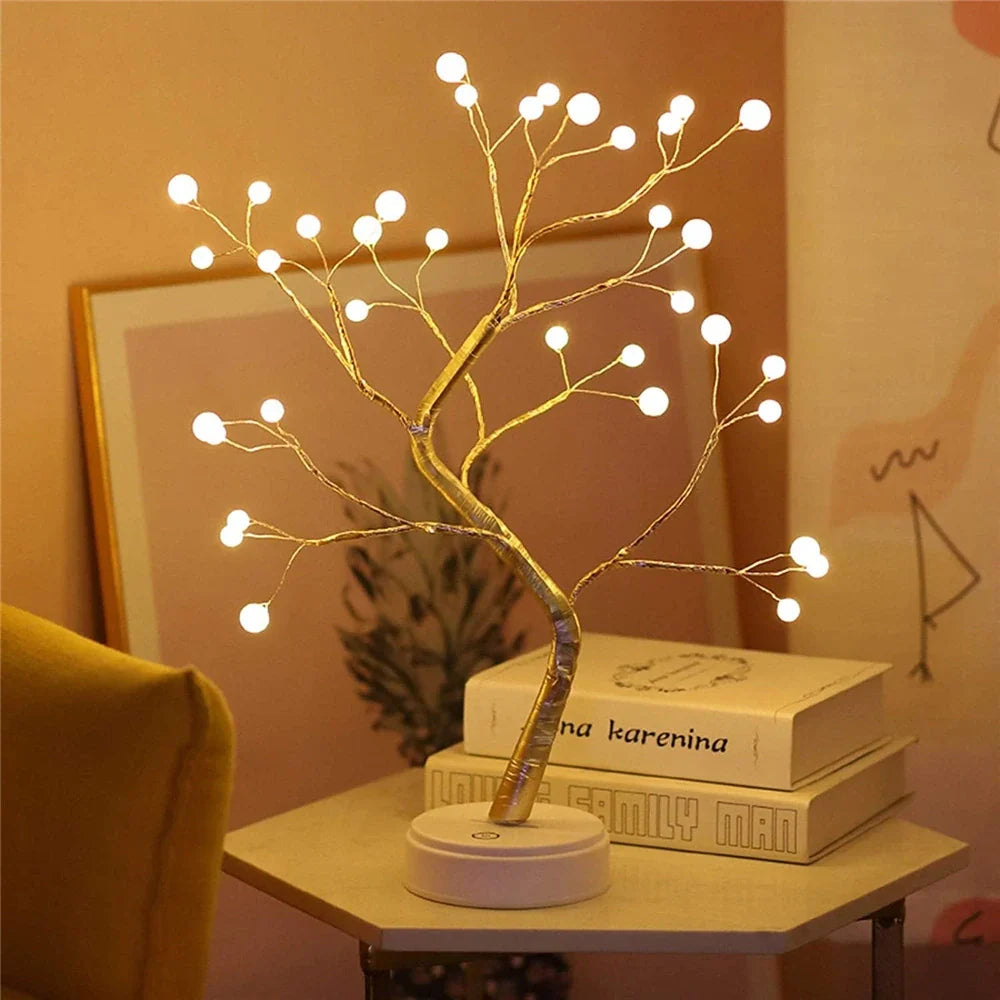 Lampki choinkowe LED z regulowaną konstrukcją gałęzi