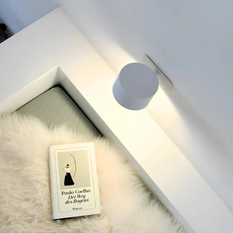 Magnetic LED Wall Lamp with Rechargeable and Adjustable 360° Head