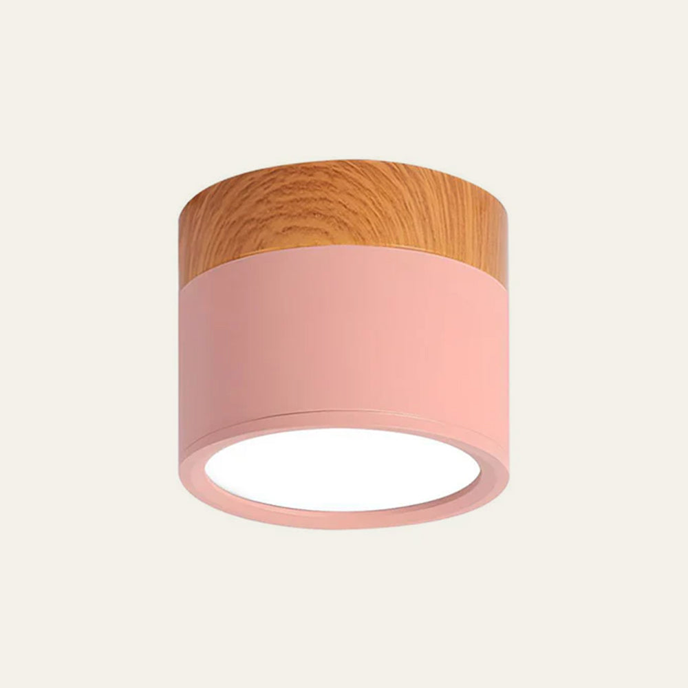 Kompaktowa montowana cylindryczna lampa sufitowa LED