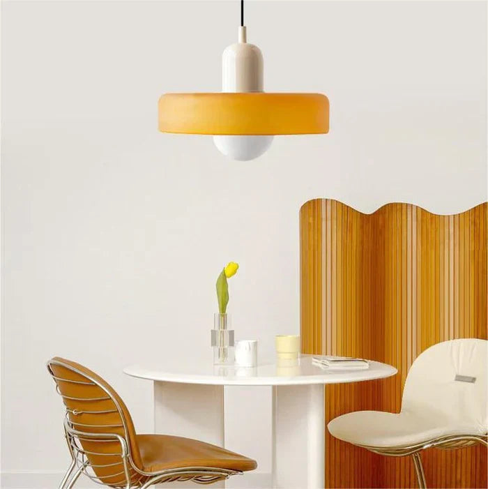 Modne lampa wisząca z marmuru w stylu skandynawskim