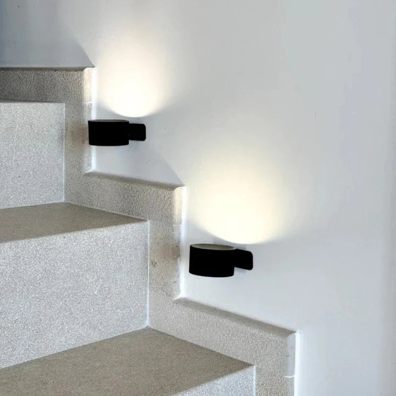 Magnetic LED Wall Lamp with Rechargeable and Adjustable 360° Head
