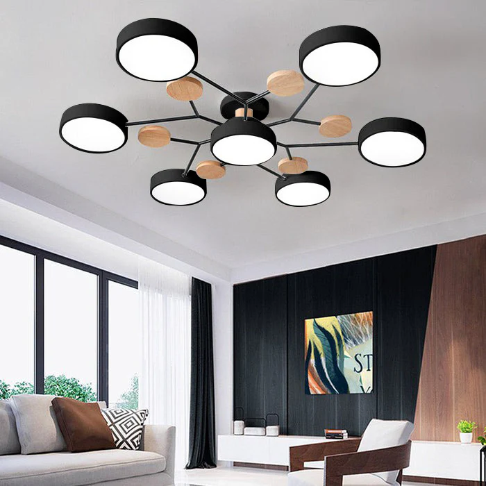 Minimalistyczna lampa sufitowa LED wnętrz