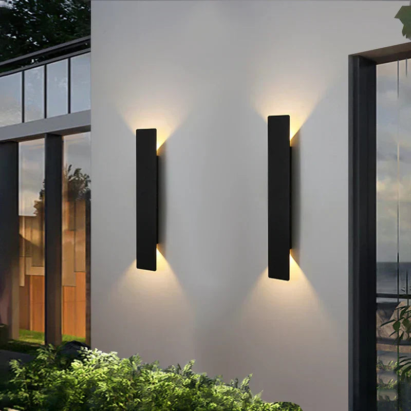 Trwała wodoodporna aluminiowa zewnętrzna lampa ścienna LED