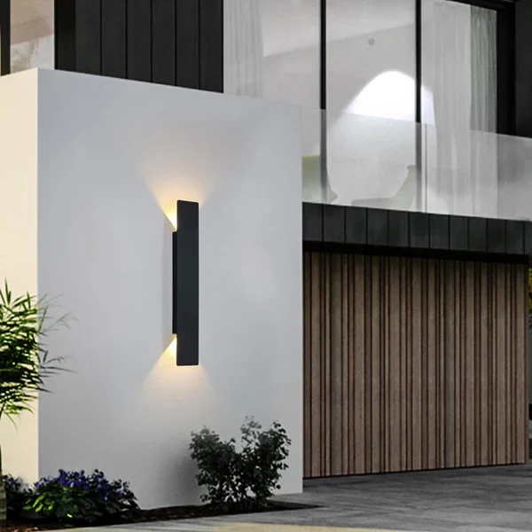Trwała wodoodporna aluminiowa zewnętrzna lampa ścienna LED
