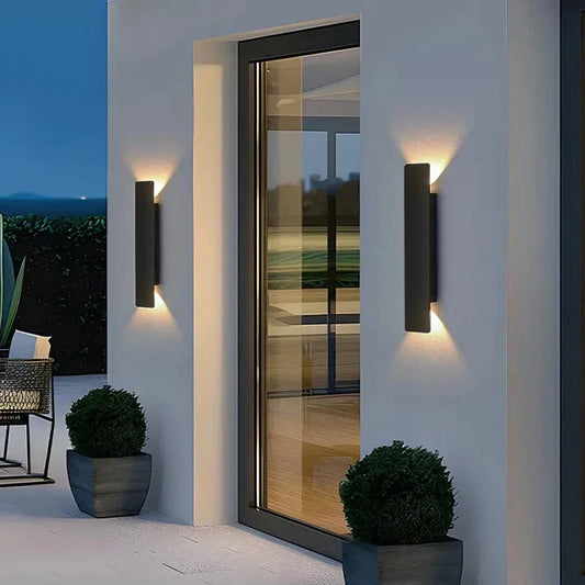 Trwała wodoodporna aluminiowa zewnętrzna lampa ścienna LED