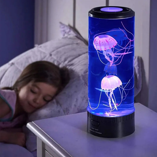 Nastrojowa delikatna lampa nastrojowa LED meduza