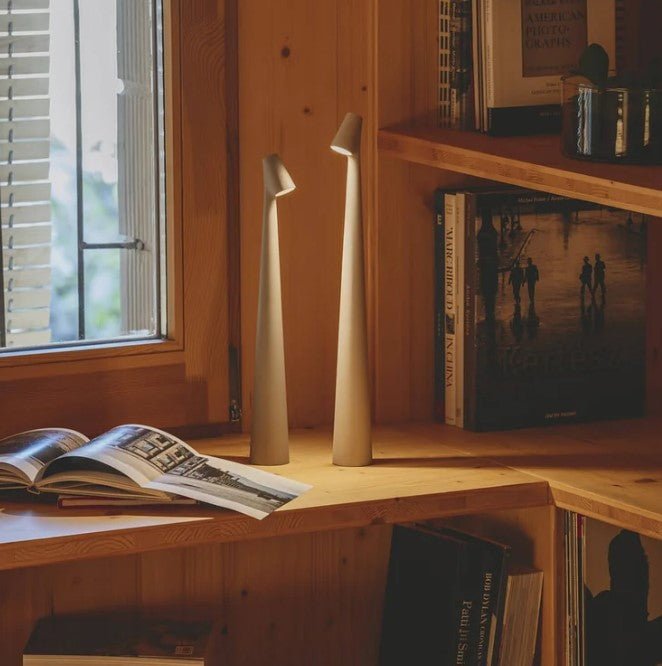 Ładowalna bezprzewodowa lampa stołowa LED z funkcją ściemniania do użytku wewnątrz i na zewnątrz