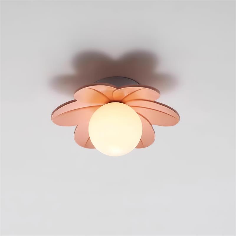Nowoczesna lampa sufitowa o wzorze w kształcie płatków