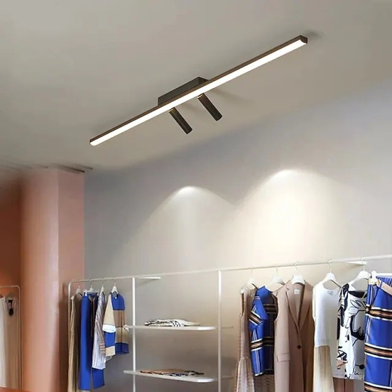 Smukła Liniowa Lampa Sufitowa LED do salonów i sypialni