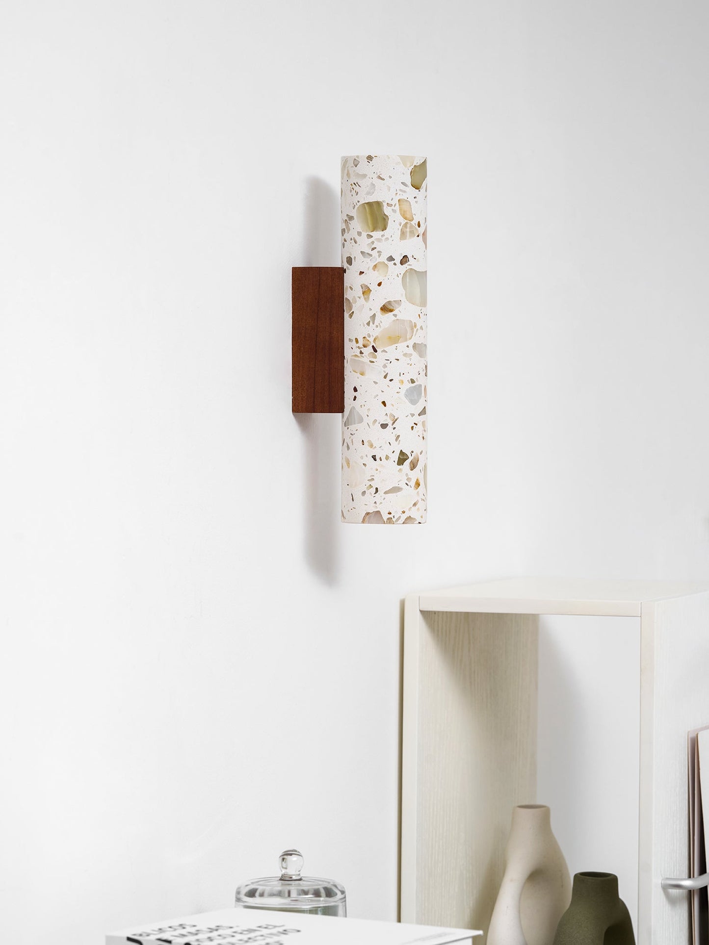 Kinkiet cylindryczny do wnętrz, z dwoma żarówkami, nowoczesny design