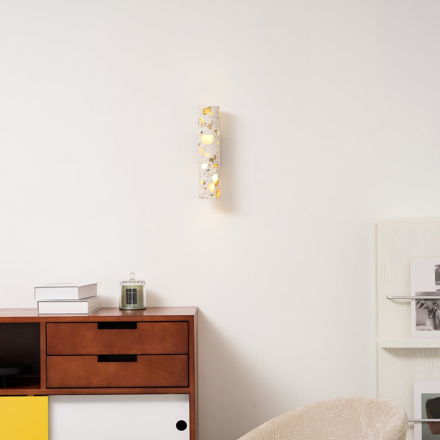 Kinkiet cylindryczny do wnętrz, z dwoma żarówkami, nowoczesny design