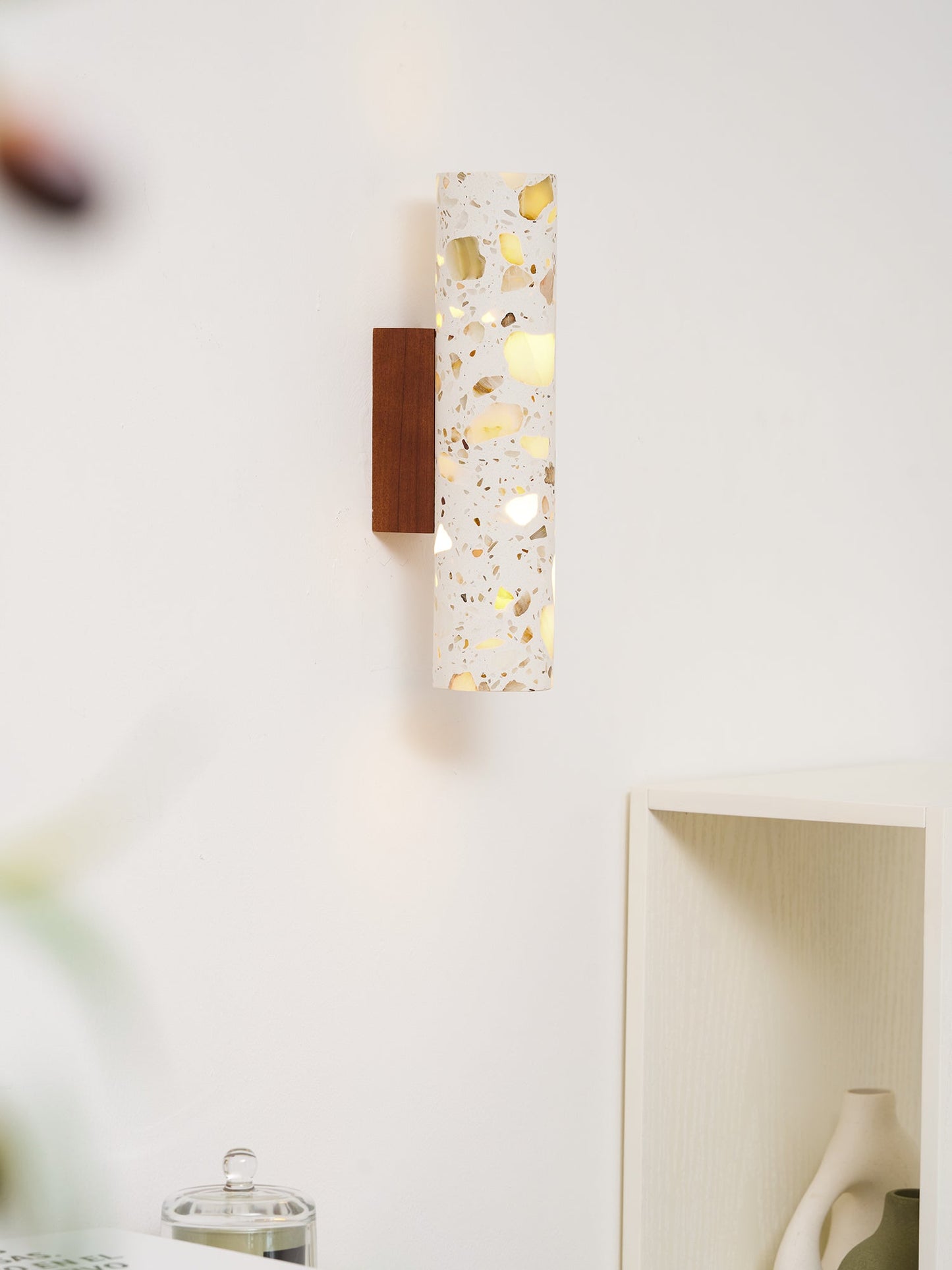 Kinkiet cylindryczny do wnętrz, z dwoma żarówkami, nowoczesny design