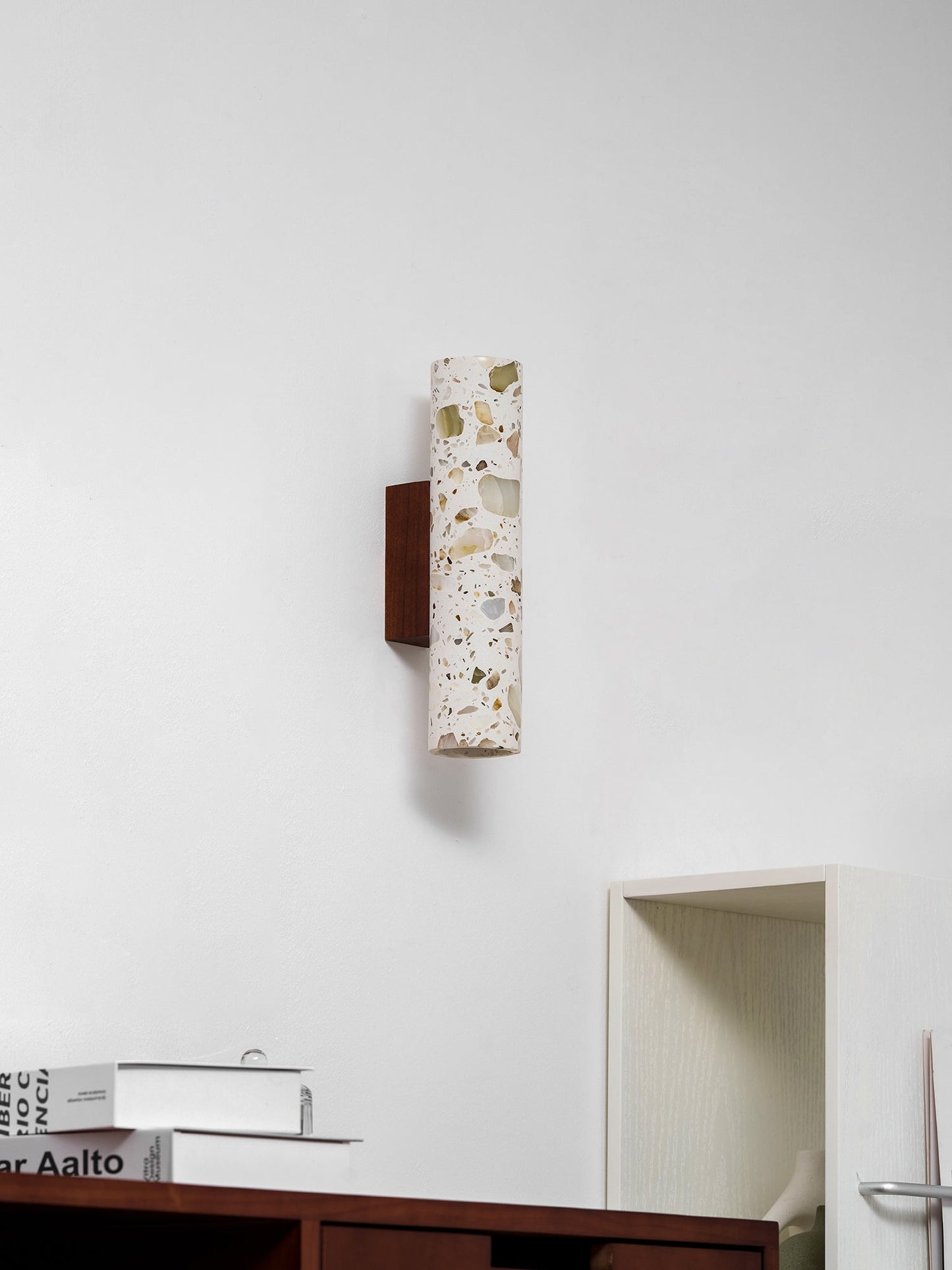Kinkiet cylindryczny do wnętrz, z dwoma żarówkami, nowoczesny design